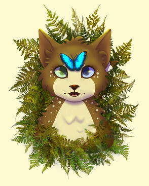 Halfbody Cat